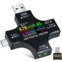 USB 2 In 1 Digital Multimeter 3.6-32V 0-8.0A Voltage And Current Tester