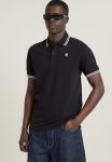 G-star Raw Dunda Slim Stripe Polo Ss - Dk Black
