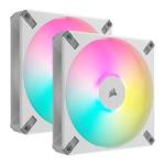 Corsair CO-9050160 Icue AF140 Rgb Elite White 140MM 2 Fan + Lighting Node Core Pack