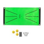 Golf Training Mat With 3 Balls Stake Anchors & Tape