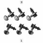 Muslady Electric Guitar Machine Heads Knobs String Tuning Peg Locking Tuners Pack Of 6 Pieces 3L3R