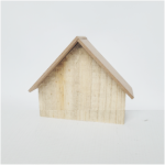 Wood House With Roof