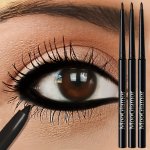 3PCS Waterproof Black Eyeliner Pencils - Smudge-proof Long-lasting & Beginner-friendly Eye Makeup