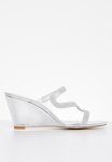 Marly 2 Mule Wedge Heel - Silver