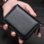 Multi Functional Wallet For Ladies And Gentlemen Can Hold Passports Documents Business Cards And Money Waterproof And Durable Wi