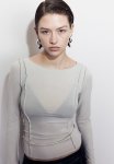 Flatlock-seam Long-sleeved Top - Grey