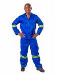 Polo Poly Cotton Conti Suits With Tape - Royal Blue 44