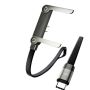 240W Elbow Type-c Fast Charging Cable With Foldable Phone Holder