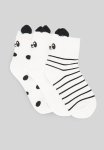 PoP Candy 3 Pack Socks Set - Black & White