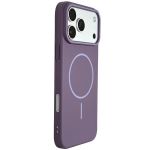 Purple Magnetic Ring Matte Protective Phone Case - Compatible With Iphone