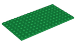Parts Plate 8 X 16 92438 - Green