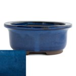 Japanese Glazed Deep Oval Container 130 X 110 X 55MM - Namako