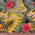Dunhill Printed Red Daffodil Mustard 04