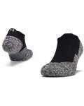 Men's Ua Charged Cushion No Show Tab Socks - BLACK-003 Md