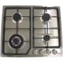 Alva - 60CM 4-BURNER Gas Hob - Stainless Steel