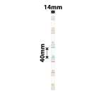 NB537 - - D11 D101 D110 H1S - 14X40MM - 160 Starmoly Labels