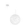 Pendant Metal 300MM White E27 1X28W