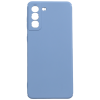 Plain Silicone Phone Case Compatible With Samsung Galaxy S21 Plus - Light Blue
