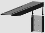 Centurion PS83-3 Solar Accessories Univ Solar Panel Brk 20W-80W Msteel