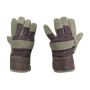 Protective Gloves - Chrome Leather Ppe - Candy Strip - 2.5