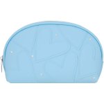 Clicks Pastel Heart Cut Out Cosmetic Bag Blue