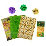 Nintendo The Legend Of Zelda 9-PIECE Wrapping Paper Kit Bundle Includes 3 Sheets 3 Gift Tags 3 Ribbon Bows