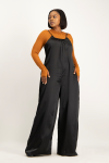 Eleanor Satin Wide Leg Jumpsuit - L