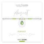 Birthstone Keepsake Bracelets - August
