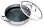 28CM 18/10 S/S Shallow Pot With Lid - Eternal Collection