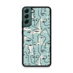 Custom Printed Tpu Cases - Samsung Galaxy S22 Plus 5G & 39 Blue Line Face& 39 By