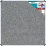 Parrot Bulletin Board Ribbed Aluminium Frame 1000X1000MM - Laurel