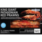 Frozen King Giant Patagonian Red Prawns 800G