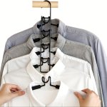 1 Pcs 5-LAYER Magic Clothes Rack Detachable Anti Slip Clothes Rack Household Clothes Metal Rack Wardrobe Storage For Suits Shirt