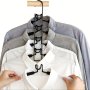 1 PCS 5-Layer Magic Clothes Rack Detachable Anti Slip Clothes Rack Household Clothes Metal Rack Wardrobe Storage For Suits Shirts And Sweaters Rack Storage