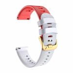 Garmin Killer Deals 20MM Silicone Strap For Forerunner 245- Red & White - Best Bargains Online