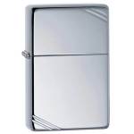Zippo High Polish Chrome Vintage With Slashes