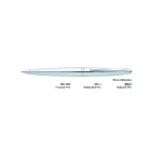 Cross Atx Matte Chrome Ballpen 882-2
