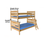 Bunk Jedi Tri-bunk With Mattresses