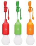 Battery Powered Hanging LED Light - 3-PACK - For Indoor And Outdoor Use Without External Power Supply Pull-cord Design Three-pie