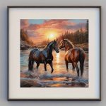 Horse Diamond Art Painting Kit DAPH1