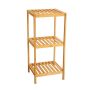BSR-002-3 Bamboo Modern Bathroom Storage RACK-3 Tiers