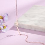CNE107467RG - Rose Gold Plated Sterling Silver Signature Style Name Necklace