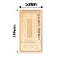 NB692 - - B1 / B21 / B3S / B4 - 53X100MM - 70 Gold Scratch Cards Labels