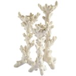 Coral Candle Holders - Black