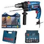 Bosch - Impact Drill Gsb 13 Re And Alpen Drill And Screwdriver Set 30 Piece