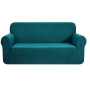 Liviza Universal Flexible Full Stretch Sofa & Couch Cover 145-185CM - Black - Blue