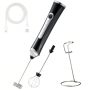 Milk Frother Usb-c Rechargeable Handheld Frother Wand With 2 Whisks