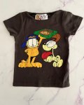 Cotton On Brown Garfield T Shirt 4Y