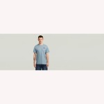 Raw Script S S Tee Ash Blue