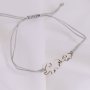 Sterling Silver And Silk Mom & Baby Ellie Bracelet